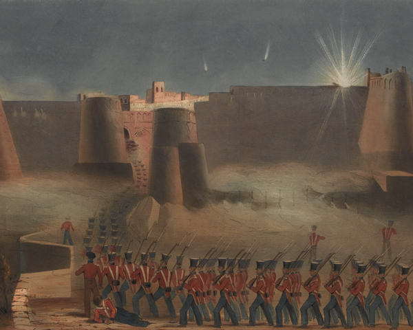 The storming of Ghazni fortress, 1839