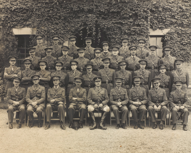 Officers of 10th Battalion The Hampshire Regiment, c1940 