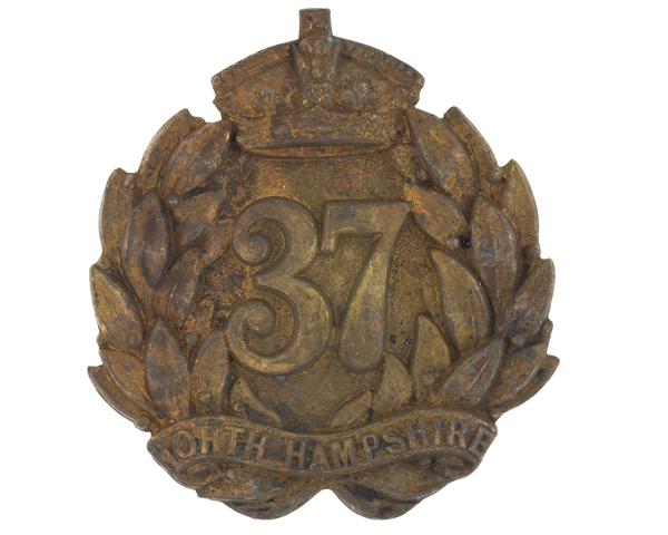 Glengarry badge, 37th (North Hampshire) Regiment, c1874