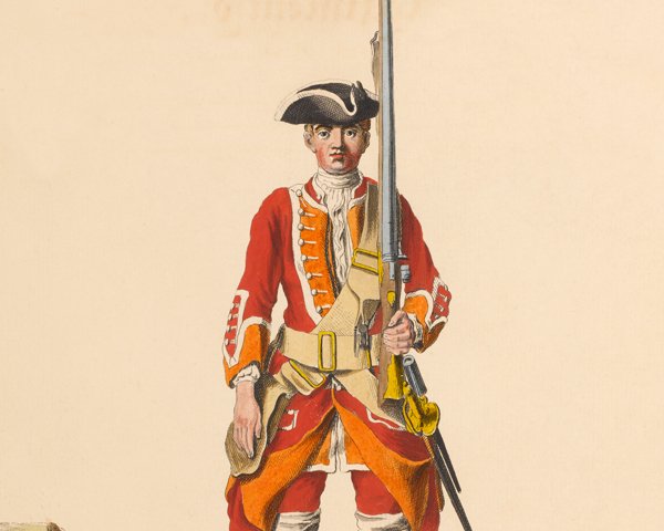35th Regiment of Foot, c1742
