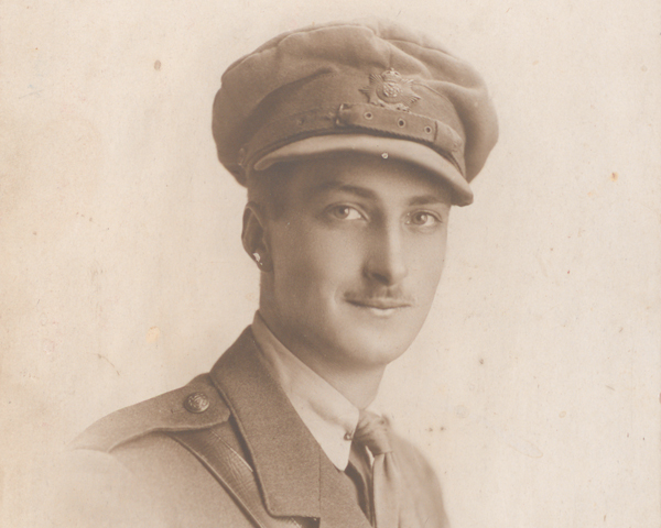 Second Lieutenant Eric Pearce Hall, The Hampshire Regiment, c1915