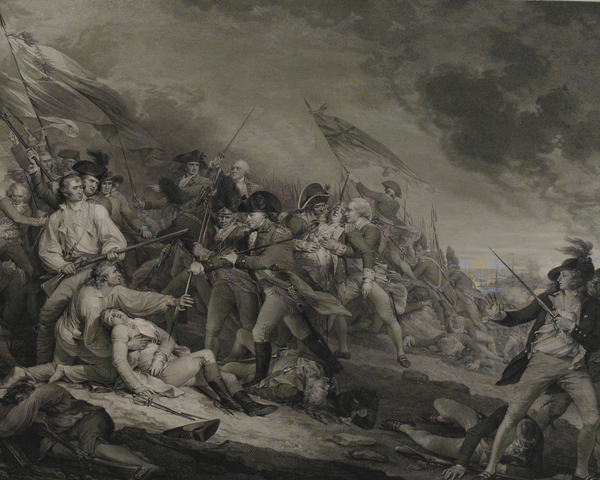 The death of General Joseph Warren at Bunker Hill, 1775