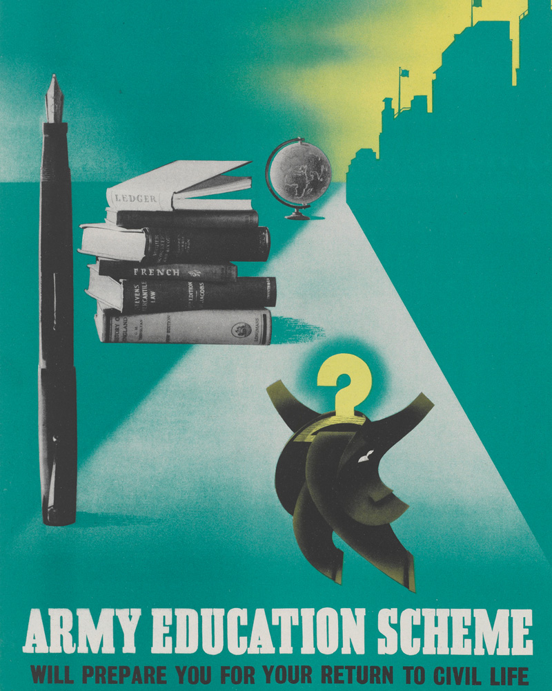 Poster for the Army Education Scheme, 1944