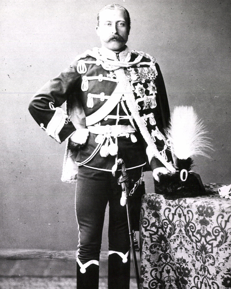 The Duke of Connaught in the uniform of the 3rd von Zieten Hussars, Berlin, 1883