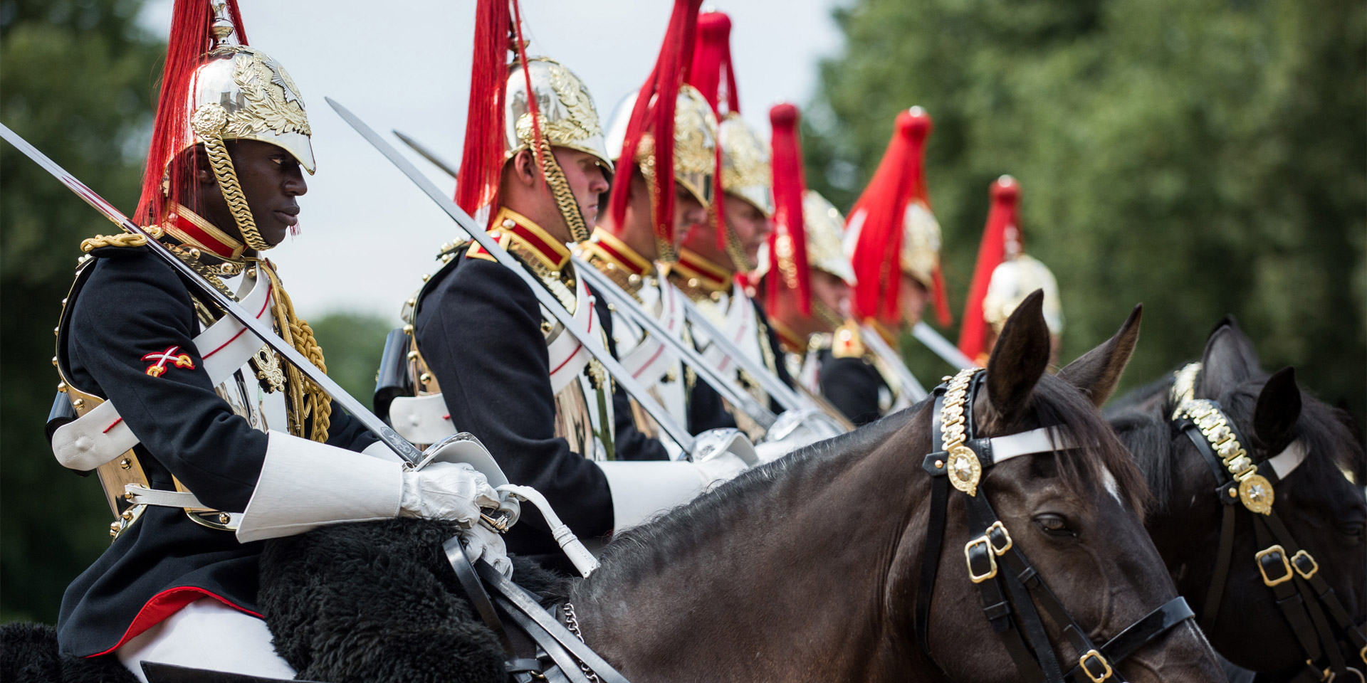 Household Cavalry Mounted Regiment, Horse Guards, London, 2016