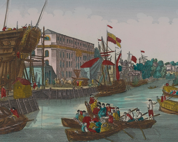 British troops landing at New York, 1776