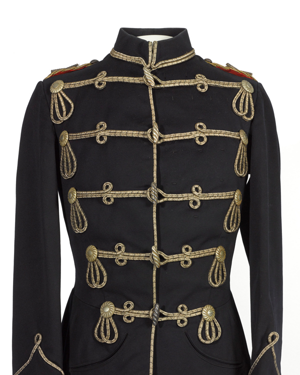 Tunic, 3rd von Zieten Hussars, worn by The Duke of Connaught, c1900s