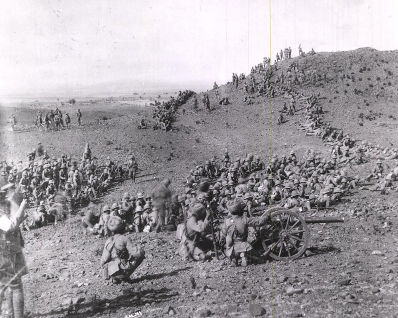 The 2nd Queen's Own (Royal West Kent Regiment) on manoeuvres, India, 1912