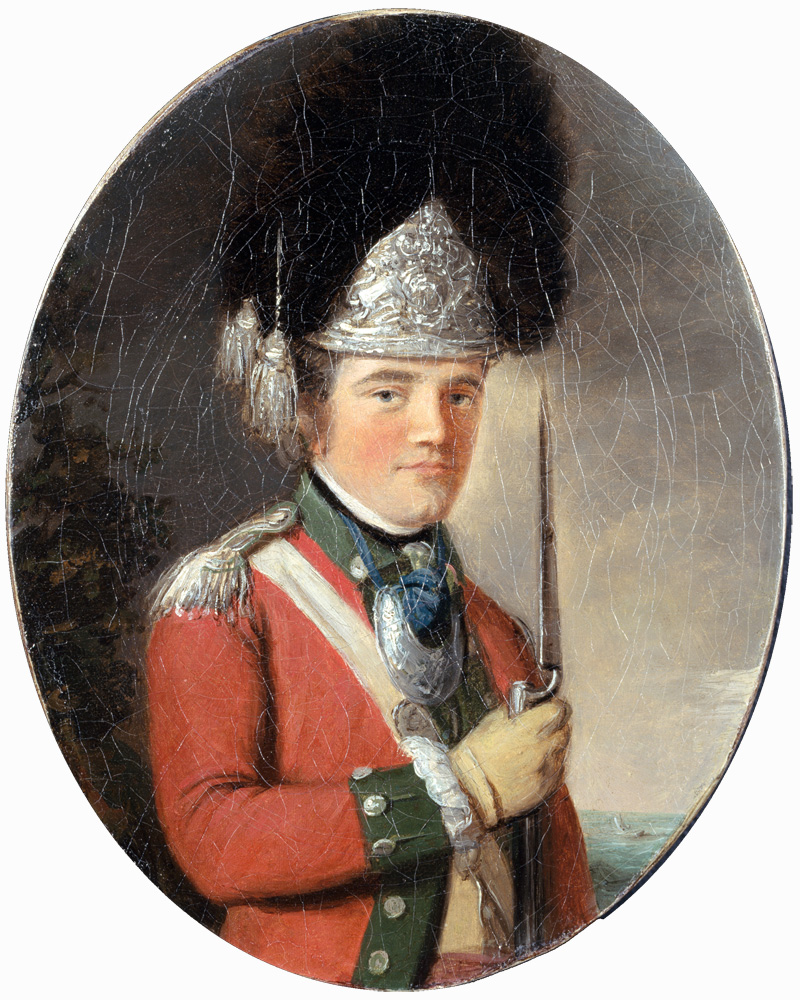 An officer of the Grenadier Company, 63rd Regiment, 1775