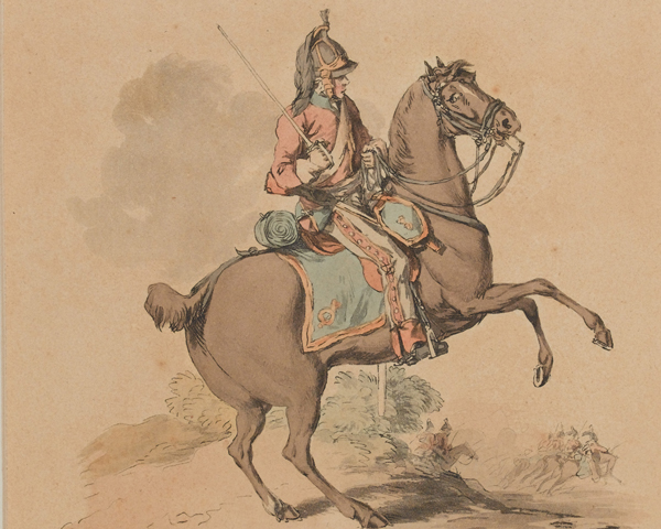 A trooper of the 1st (Royal) Regiment of Dragoons, c1814