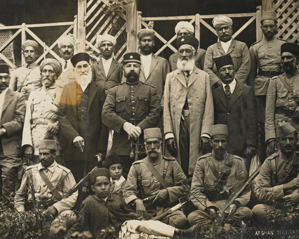 The Afghan peace delegates at Murree, 1919
