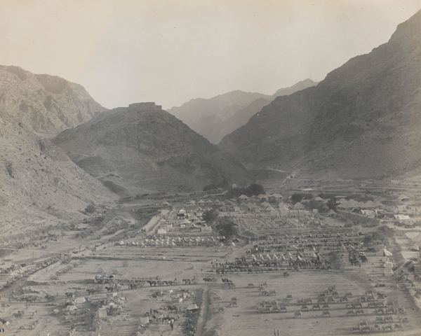 British reinforcements at Ali Masjid, the Khyber's mid-way point, 1919