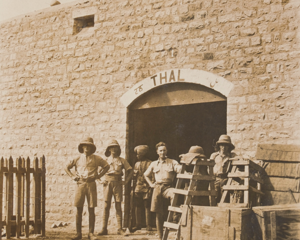 Soldiers at Thal Fort in the Kurram, c1919