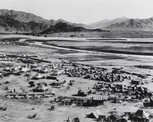 The British camp at Dakka, 1919