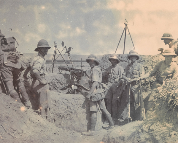 British troops at Jatta Post in the Khyber, 1919