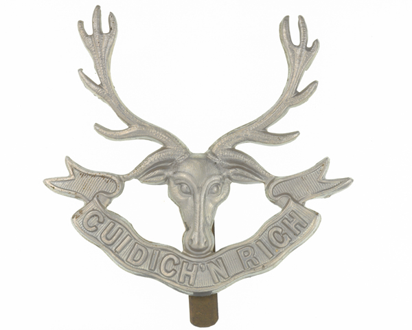 Cap badge, The Seaforth Highlanders, c1914