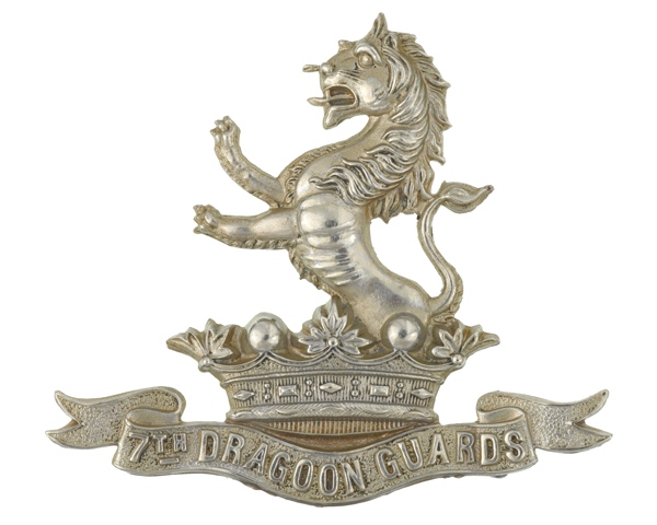 Cap badge, 7th (Princess Royal's) Dragoon Guards, c1900