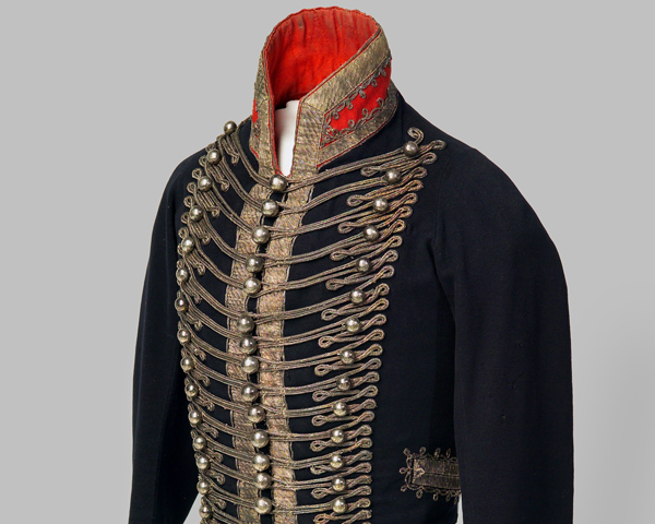 Officer's jacket, 16th (or Queen's) Light Dragoons, c1814