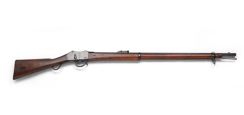 Martini-Henry Rifle of the type used by the British at Rorke’s Drift, c1876