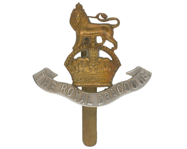 Other ranks’ cap badge, 1st The Royal Dragoons, c1935