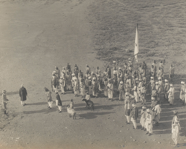 Arrival of the Afghan peace delegates at Dakka, 24 July 1919