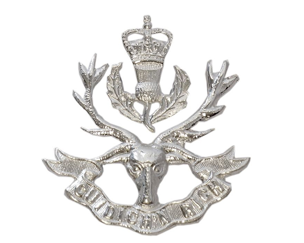 Cap badge, The Queen’s Own Highlanders (Seaforth and Camerons), c1961
