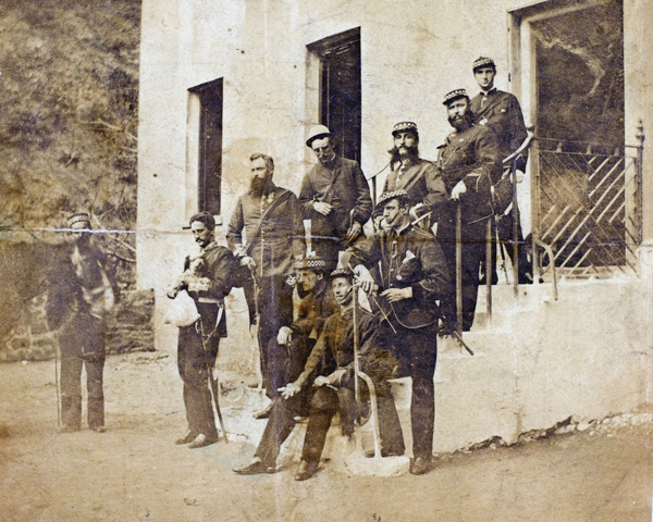 Officers of the 99th (Lanarkshire) Regiment, c1868