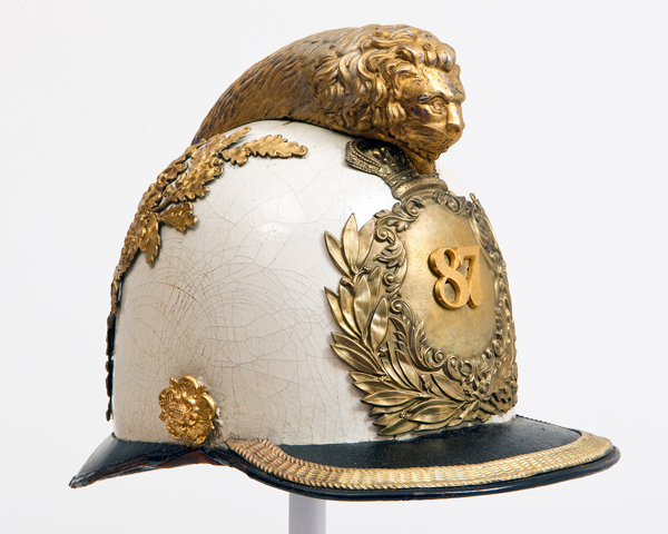 Officer's trial pattern helmet, 87th (Royal Irish Fusiliers) Regiment, c1854