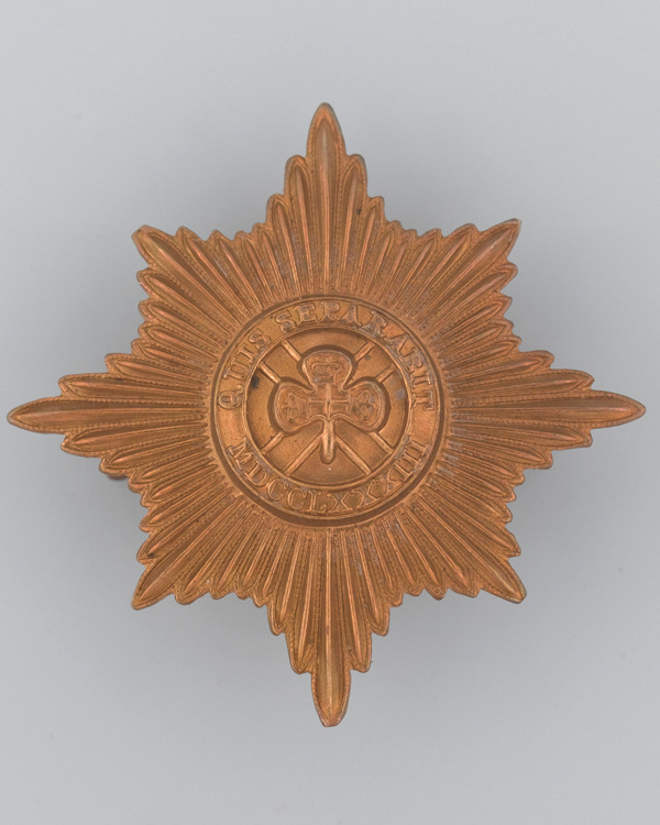 Other ranks' cap badge, The Irish Guards, c1900