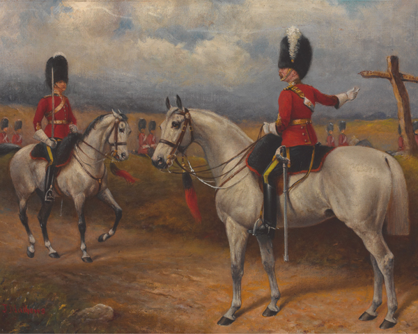 Officers of the 2nd Dragoons (Royal Scots Greys), c1895