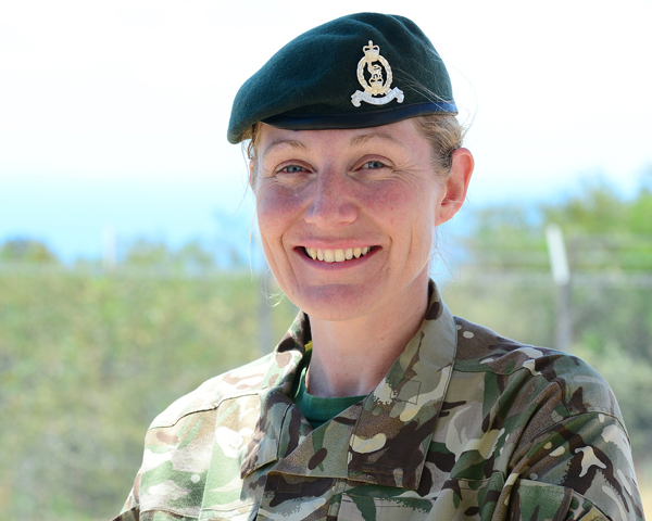 WO 2 Tracy Freer, Adjutant General's Corps, Cyprus, 2014