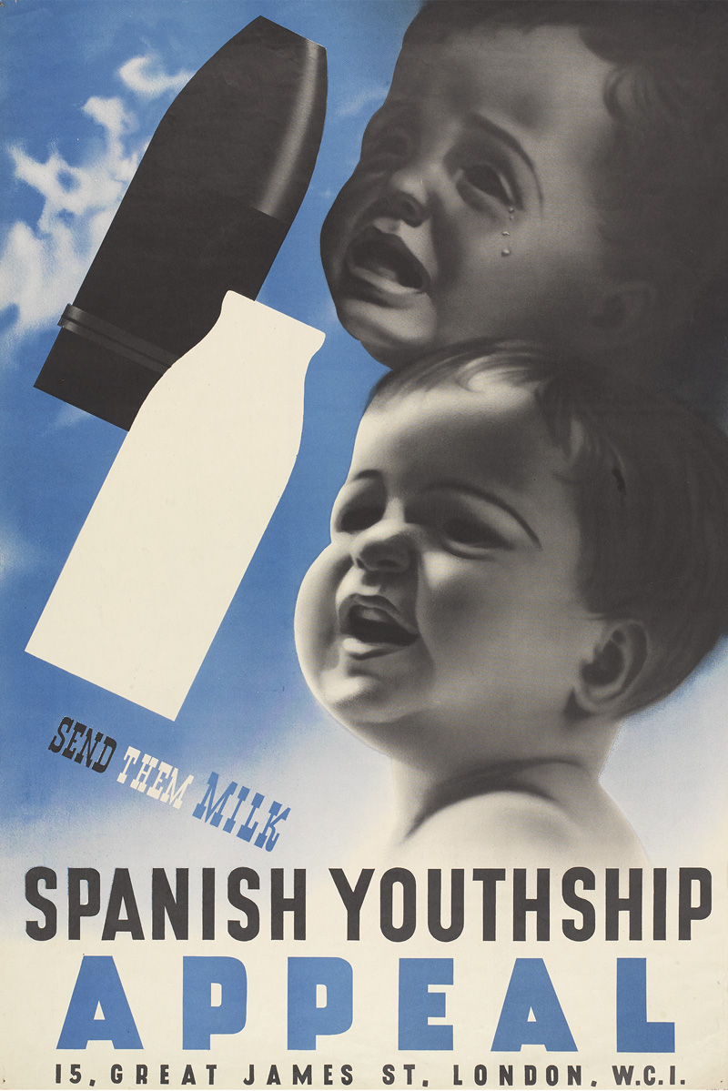 Poster for the National Joint Committee for Spanish Relief by Abram Games, 1939