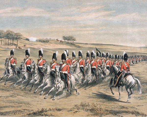 2nd Royal North British Dragoons at Chobham camp, 1853