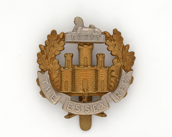 Other ranks' cap badge, The Essex Regiment, c1914