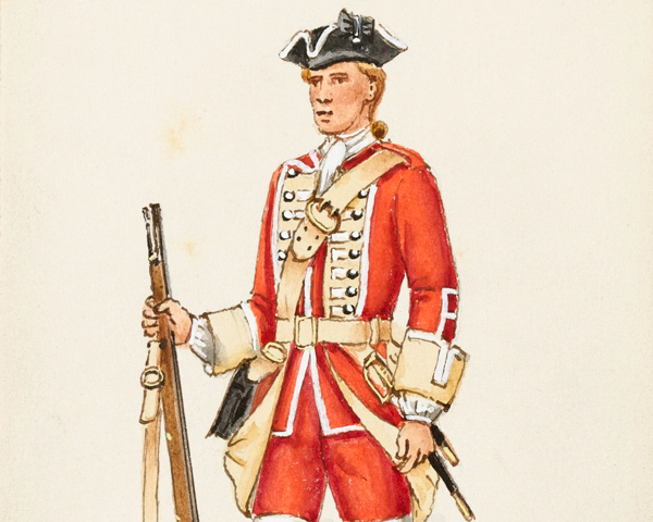 A private of the 61st Regiment of Foot, 1759