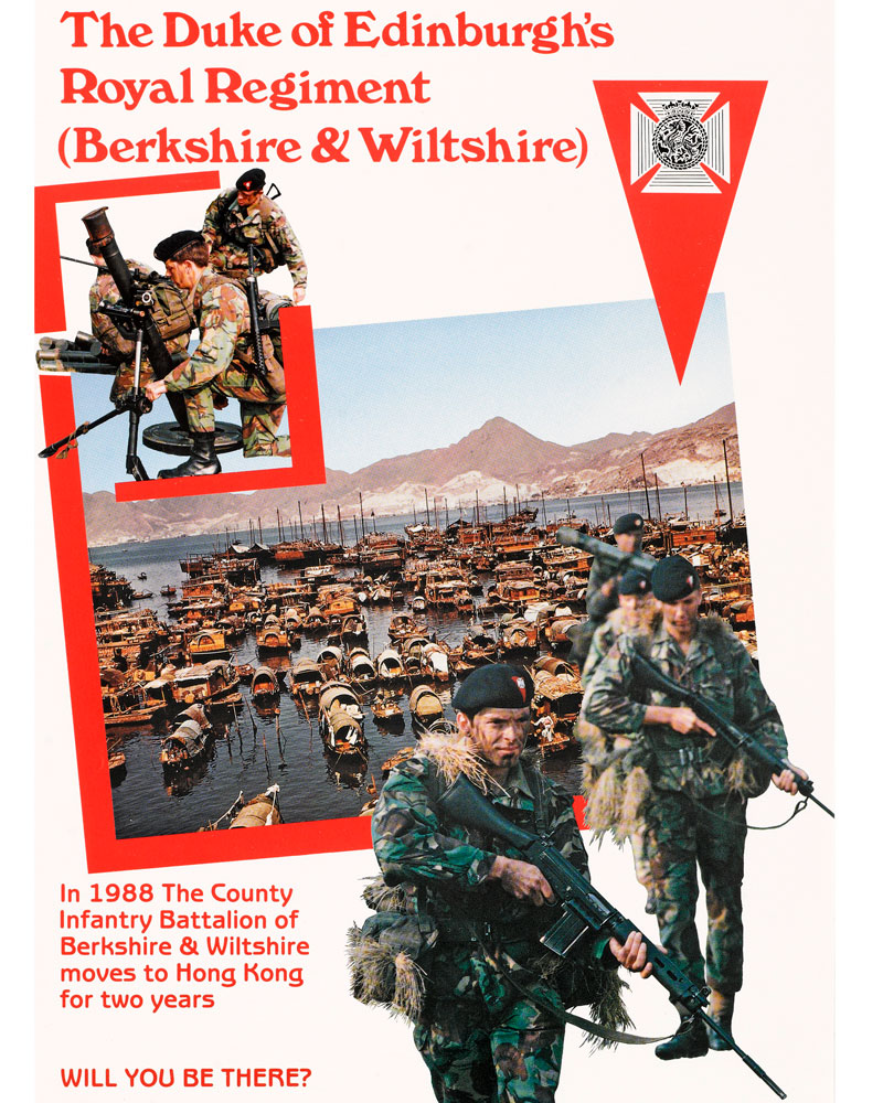 Recruitment poster, The Duke of Edinburgh’s Royal Regiment, 1987