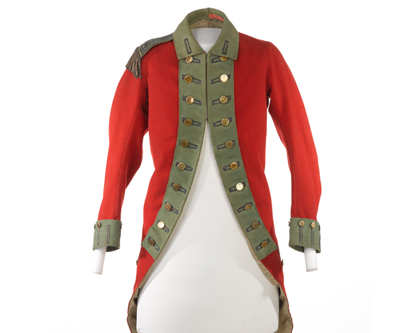 Officers coatee, 49th Regiment of Foot, c1770