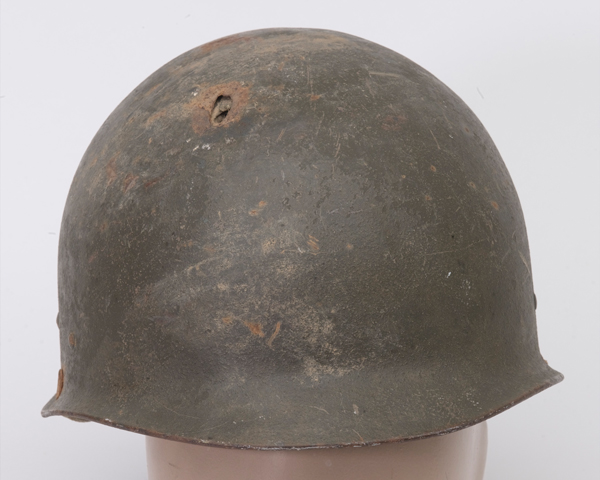 Helmet worn by a member of the Bosnian forces, c1995 