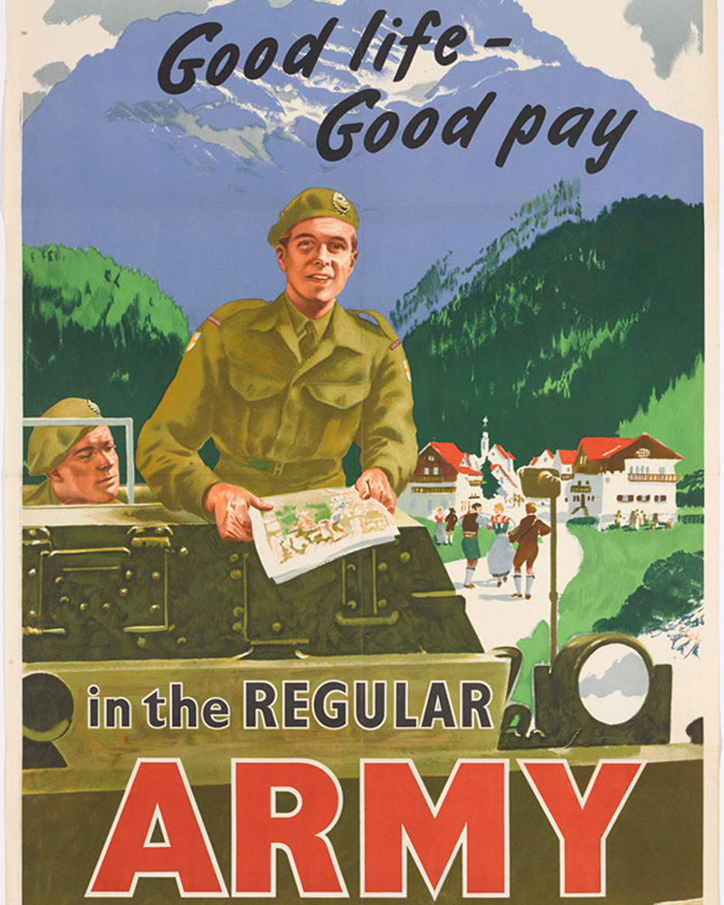 'Good life - Good pay in the Regular Army', c1955