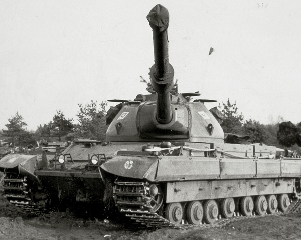 A Conqueror tank of 5th Royal Tank Regiment in Germany, c1960