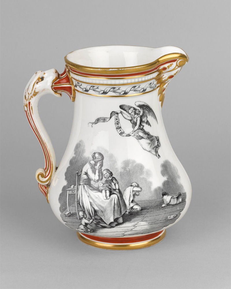 Royal Patriotic Fund jug, Crimean War, 1855