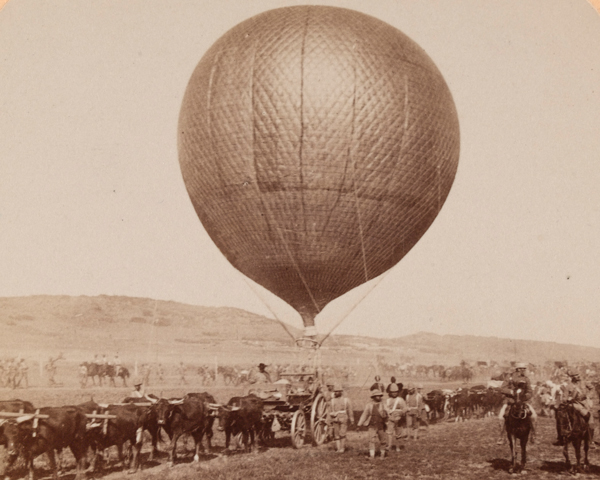 Balloon Corps Transport with Lord Roberts Army - advance on Johannesburg', 1899