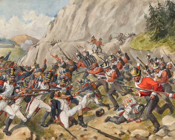 The Battle of Bussaco, 27 September 1810
