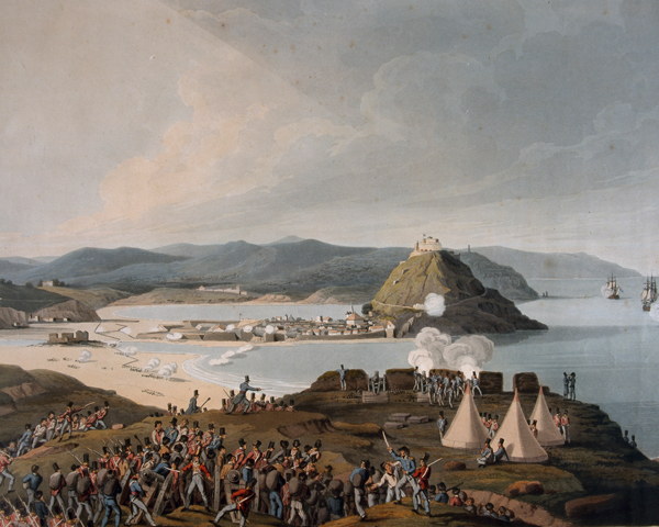 Storming the town and castle of St Sebastian, September 1813