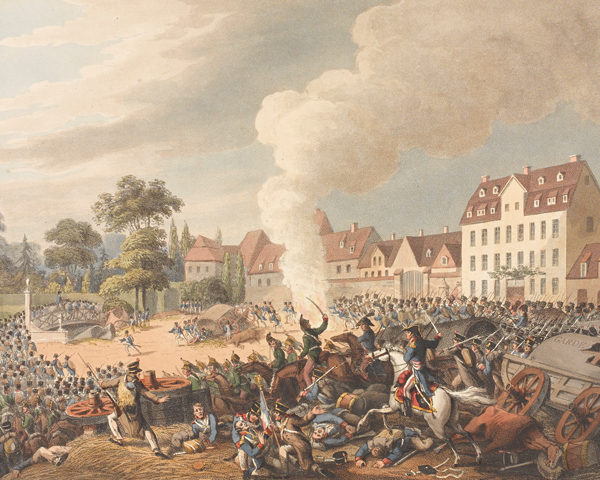 Pursuit of the French through Leipzig, 19 October 1813