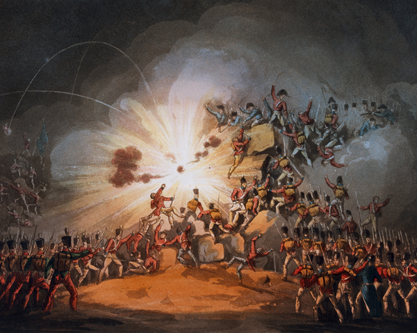 The storming of Ciudad Rodrigo, 19 January 1812