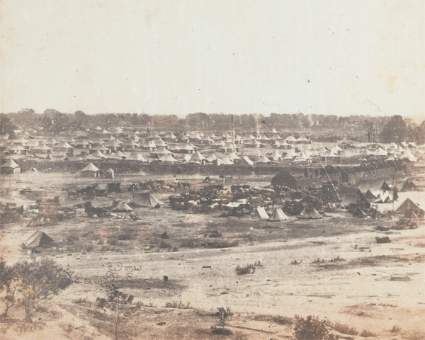 Part of General Sir James Outram's camp at Lucknow, 1858