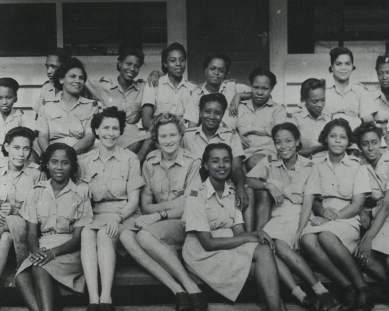 A West Indian detachment of the Auxiliary Territorial Service, c1943