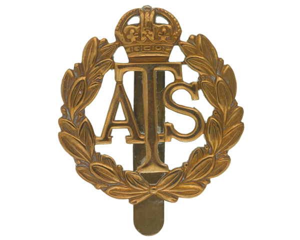Cap badge, Major Eleanor Joan White, Auxiliary Territorial Service, c1940s