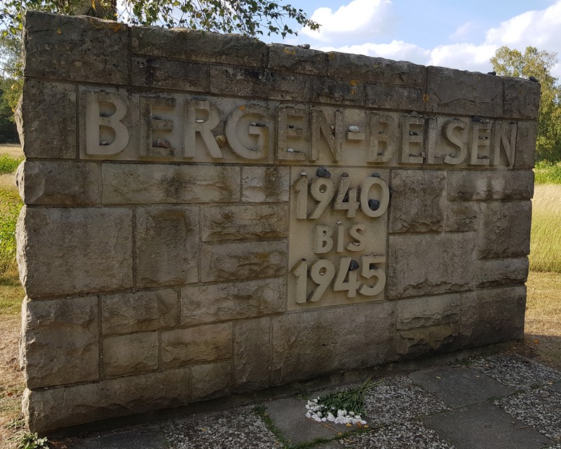 Memorial to the victims of Belsen, 2019